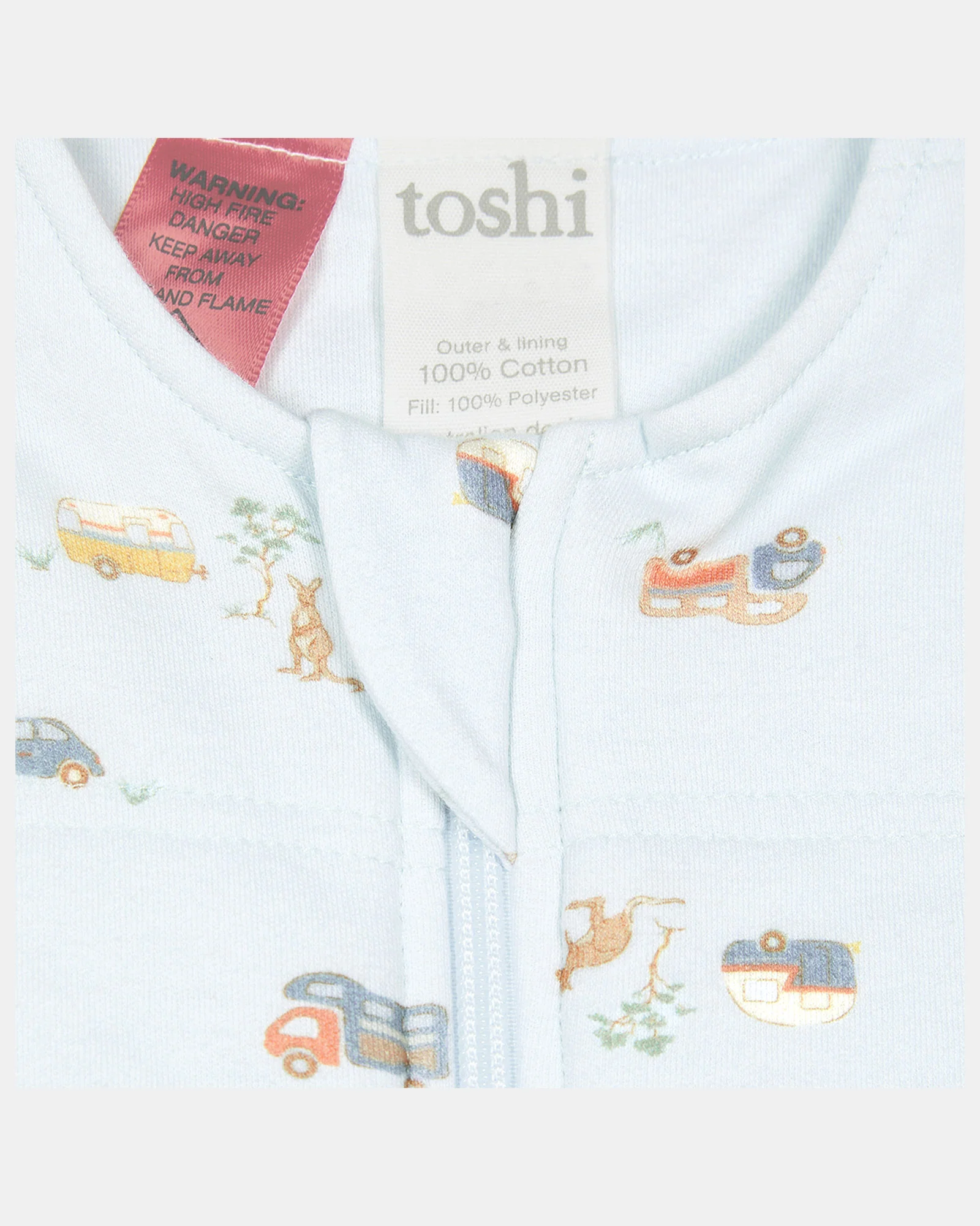 Baby Sleep Bag Cocoon 2.5 TOG Classic Road Trip Dusk - Image 7
