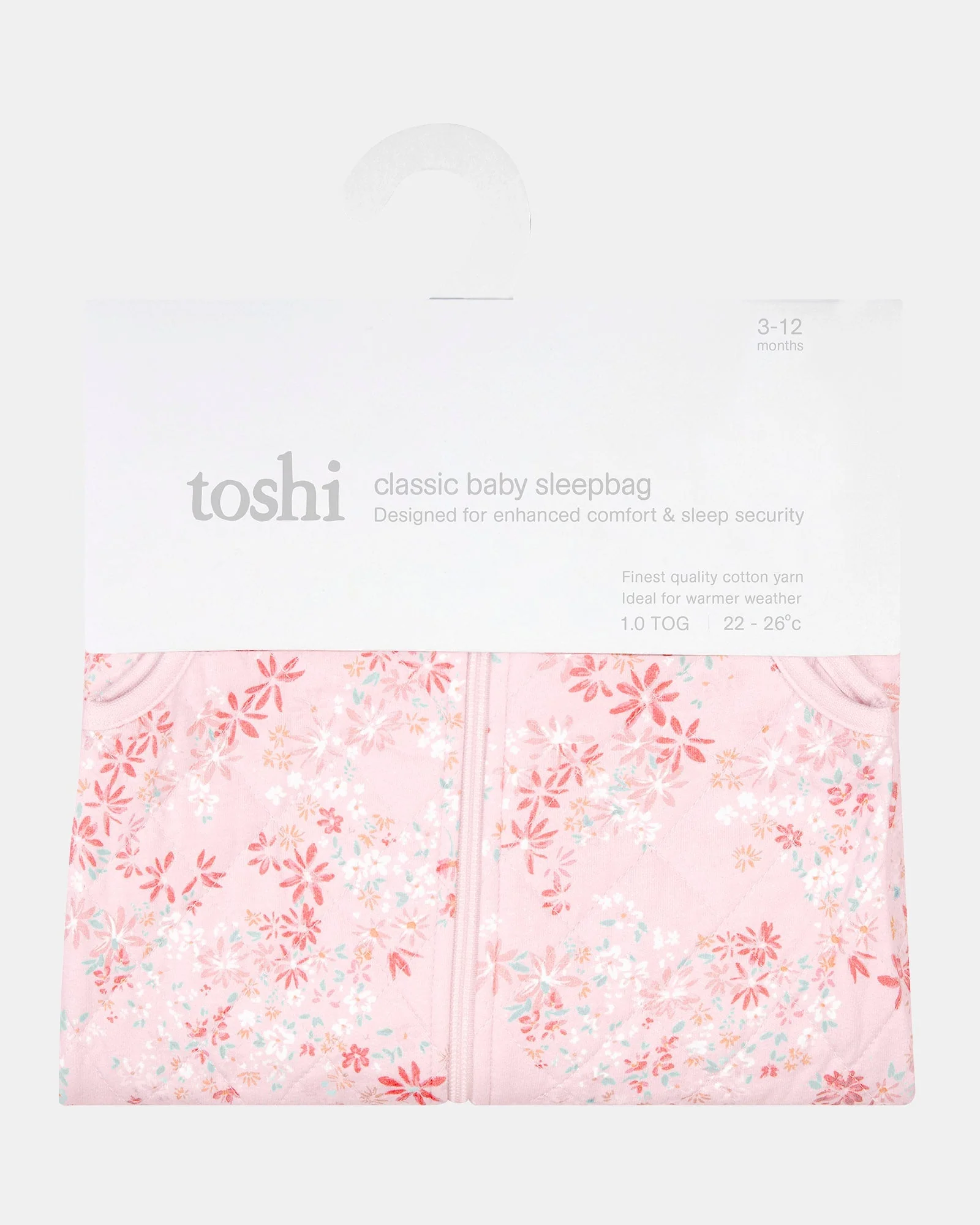Baby Sleep Bag Sleeveless 1 TOG Classic Athena Blossom - Image 8