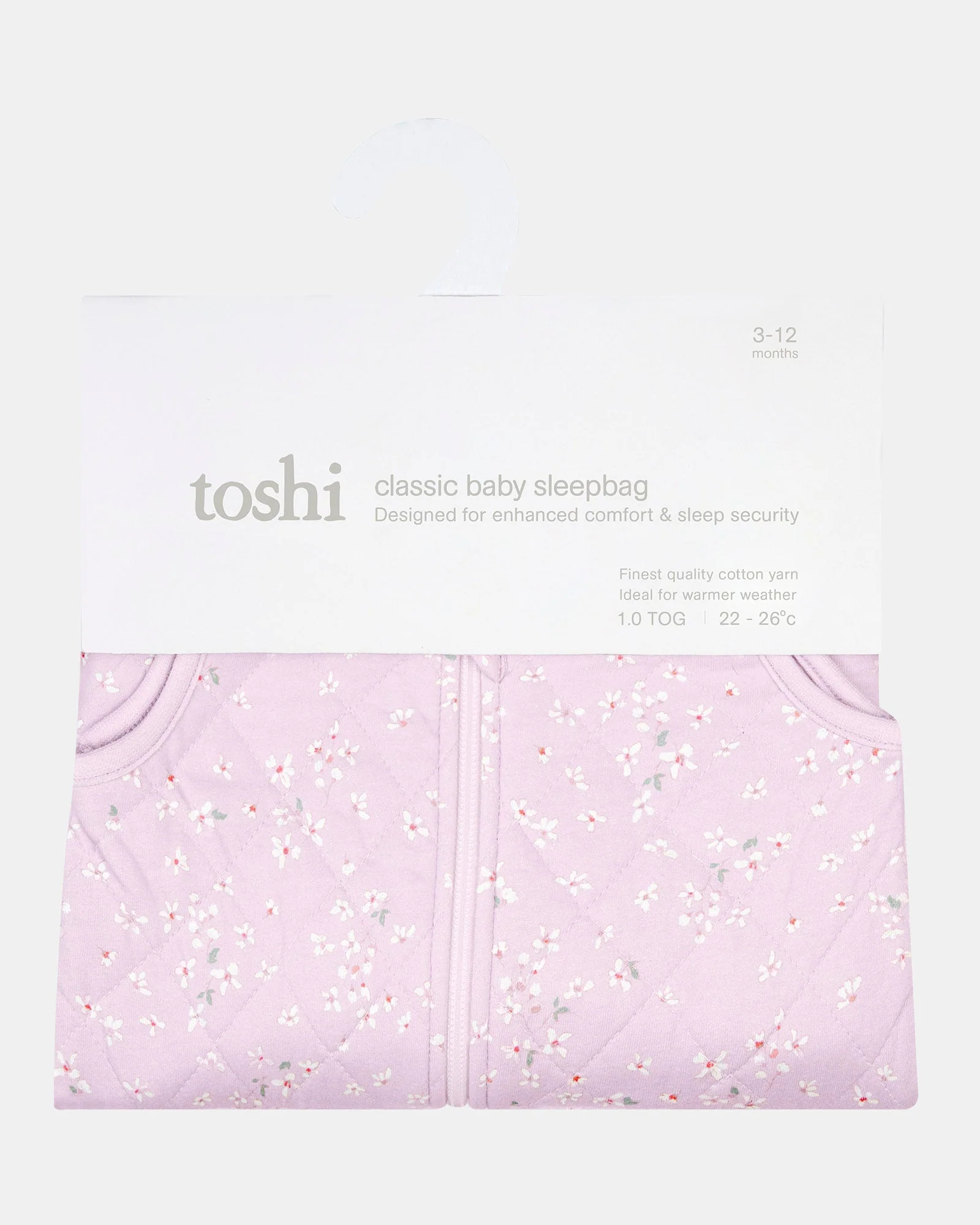 Baby Sleep Bag Sleeveless 1 TOG Classic Nina Lavender - Image 8
