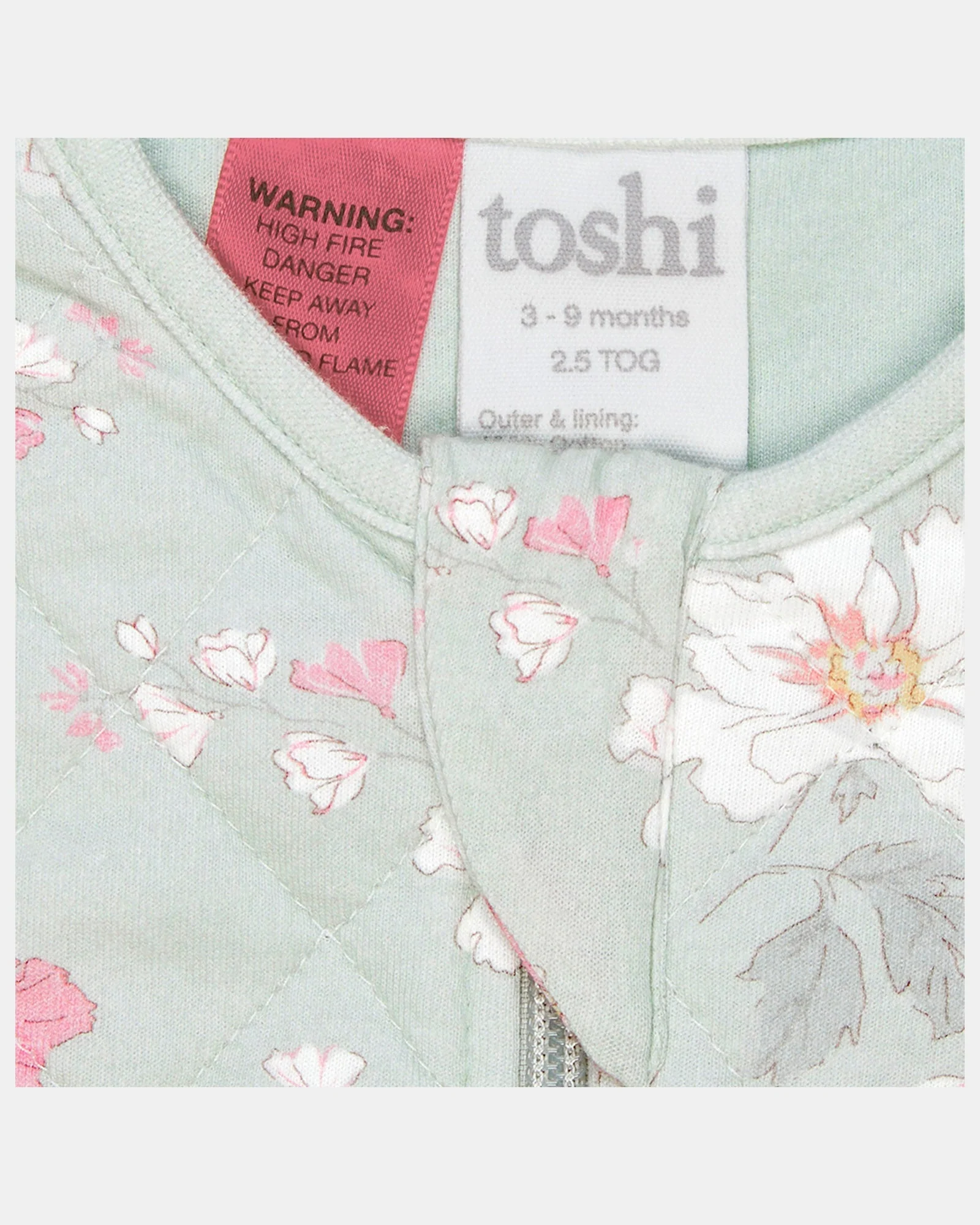 Baby Sleep Bag Sleeveless 1 TOG Classic Priscilla - Image 6