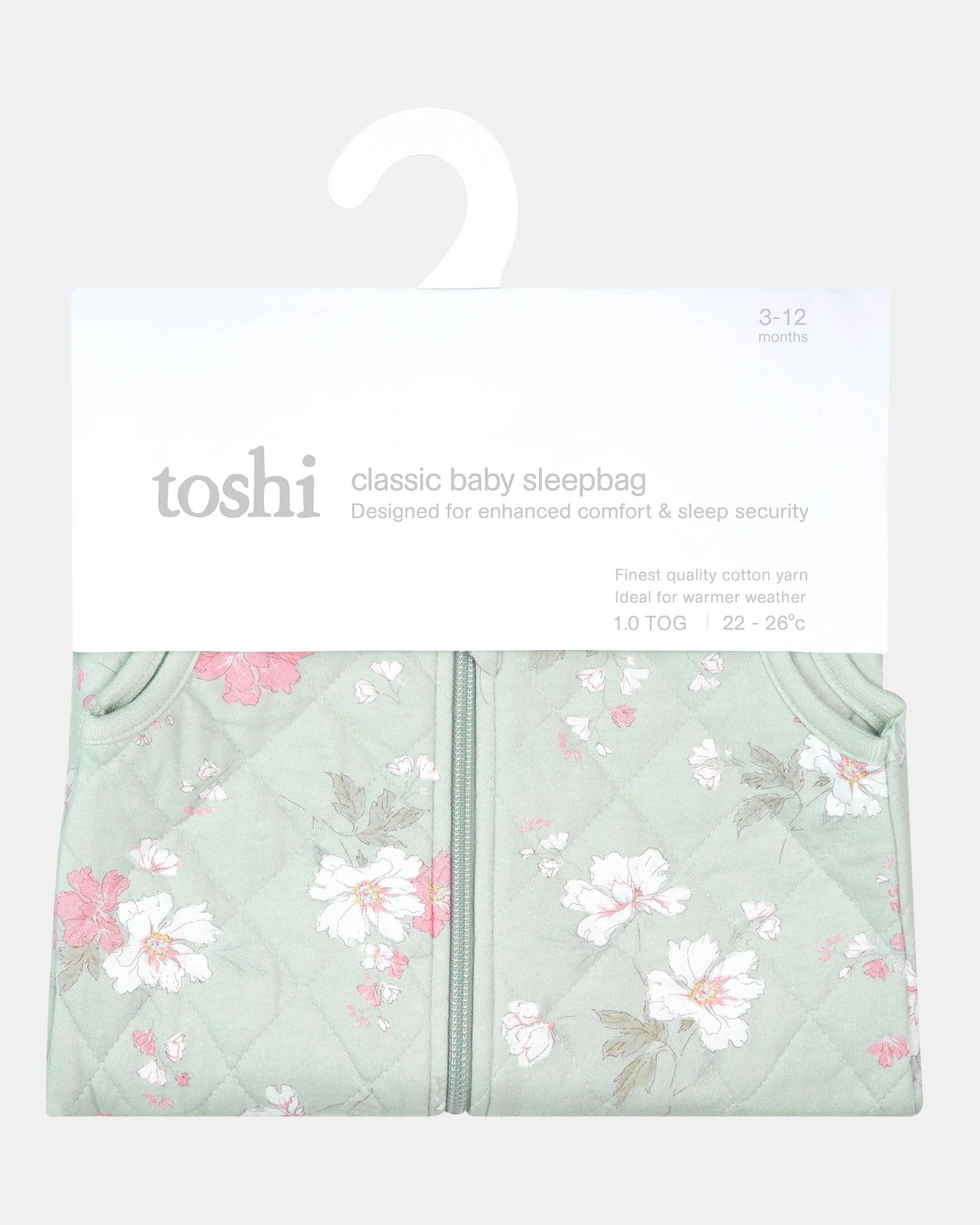Baby Sleep Bag Sleeveless 1 TOG Classic Priscilla - Image 8