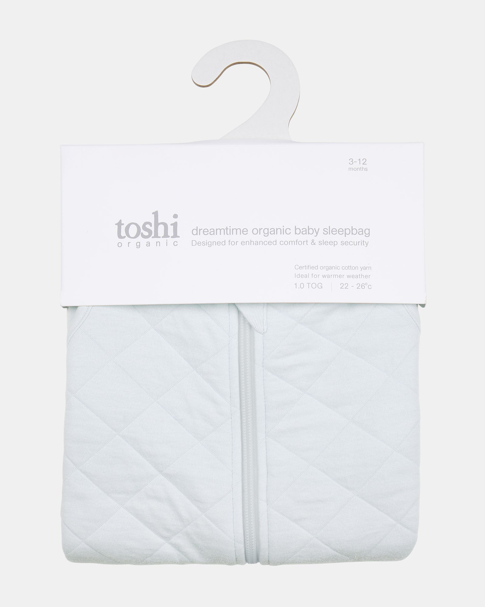 Baby Sleep Bag Sleeveless 1 TOG Dreamtime Organic Sky - Image 9
