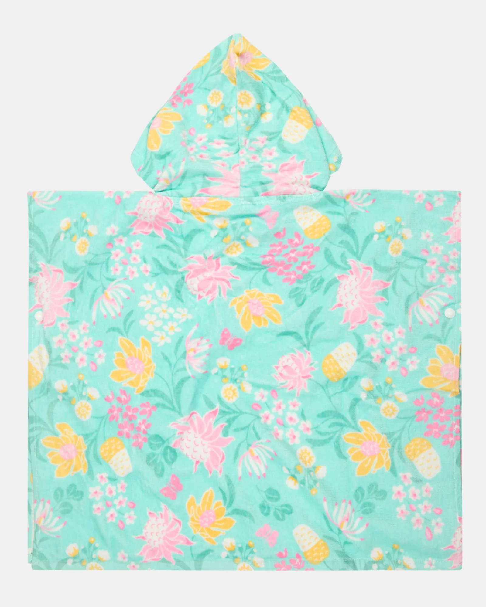 Hooded Towel Paradise Waratah Mint - Image 3