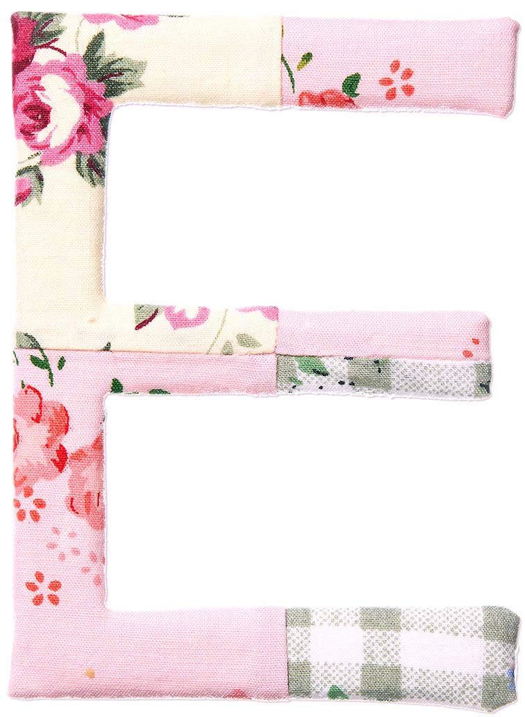 Letter E Rose