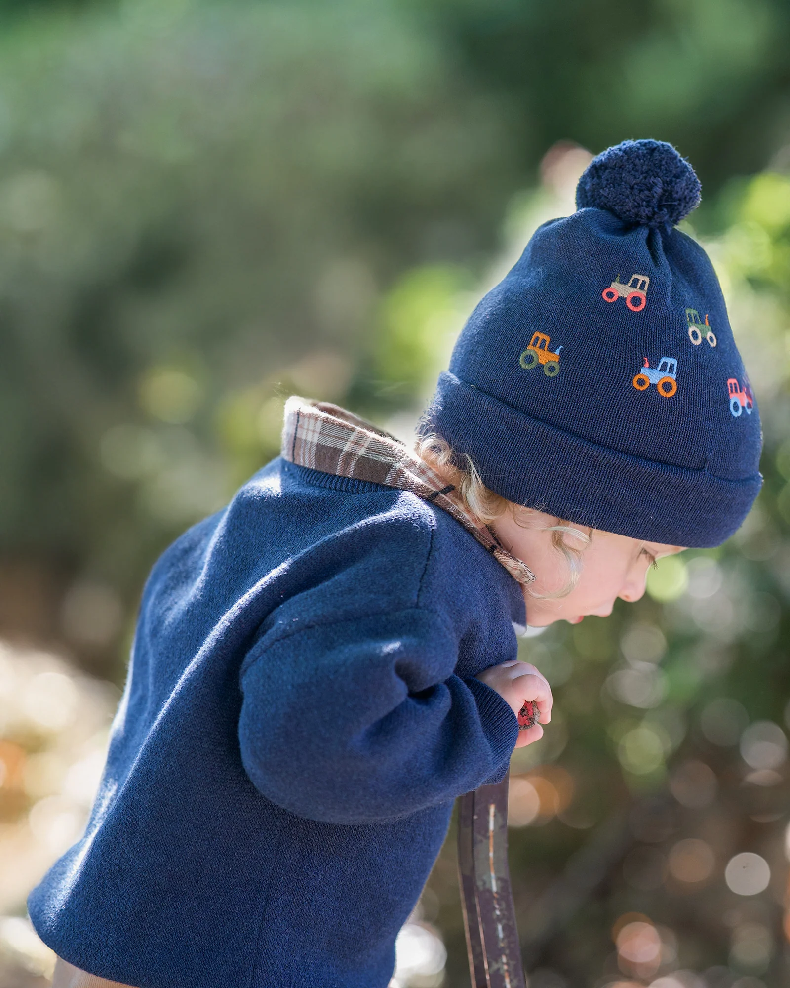 Organic Beanie Mystical Tiny Tractors - Image 3