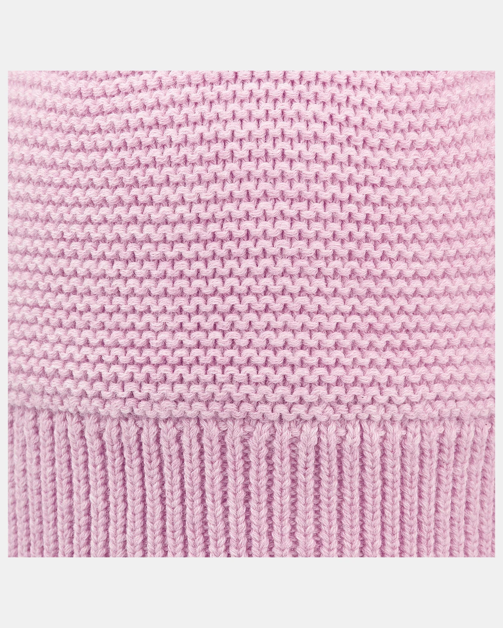 Organic Beanie Snowy Lavender - Image 3