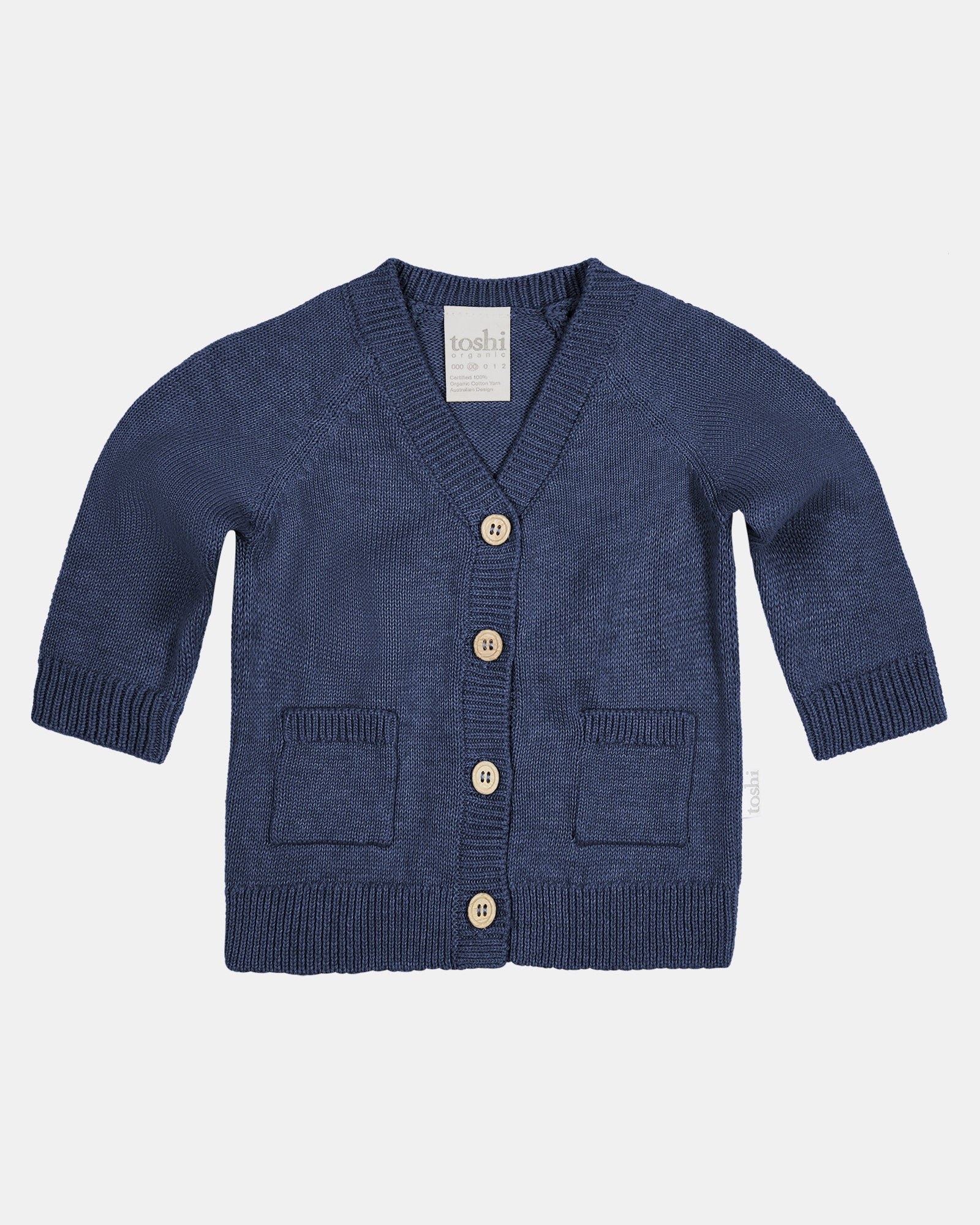 Organic Cardigan Remy Ink