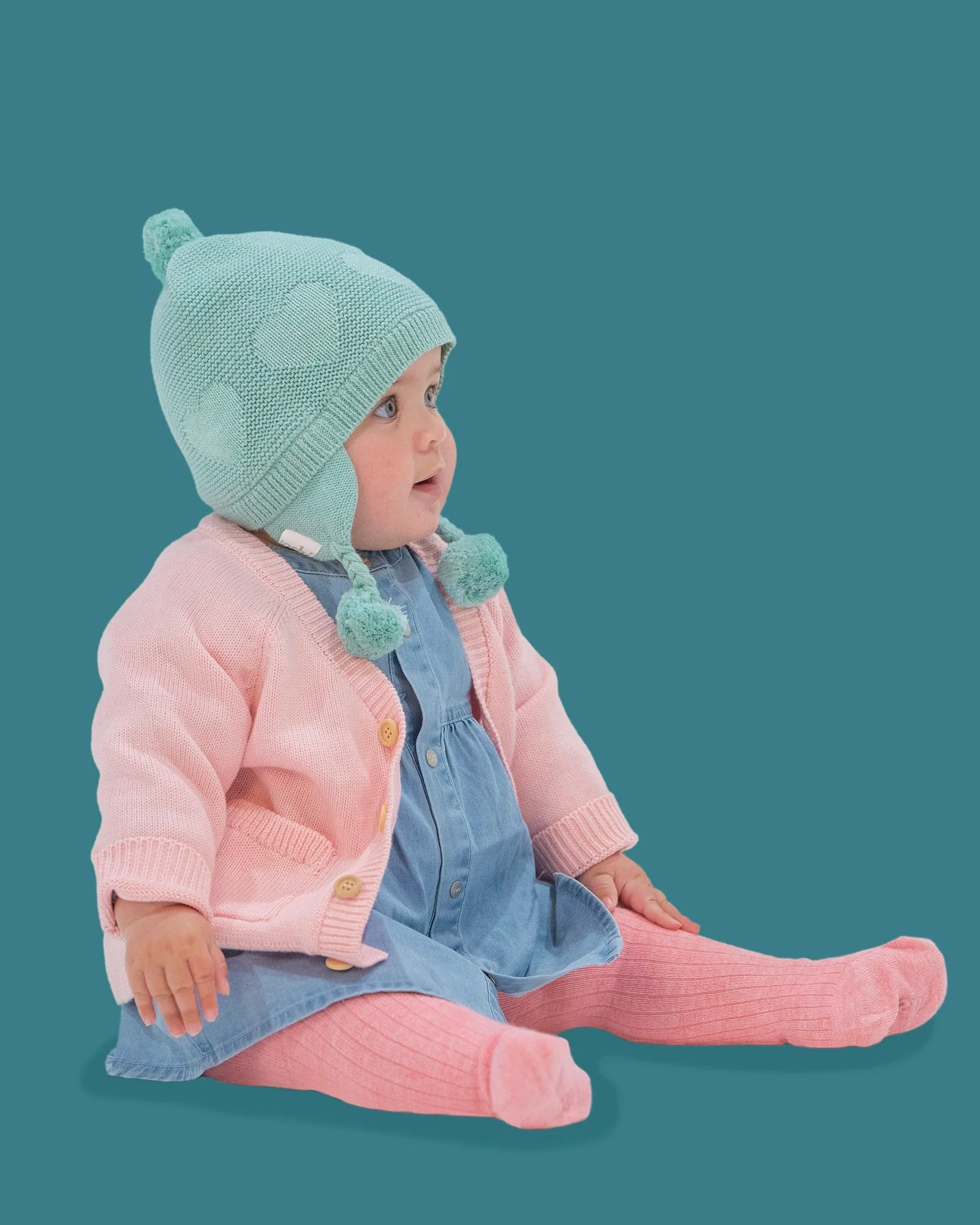Organic Earmuff Heart Sweet Pea - Image 2