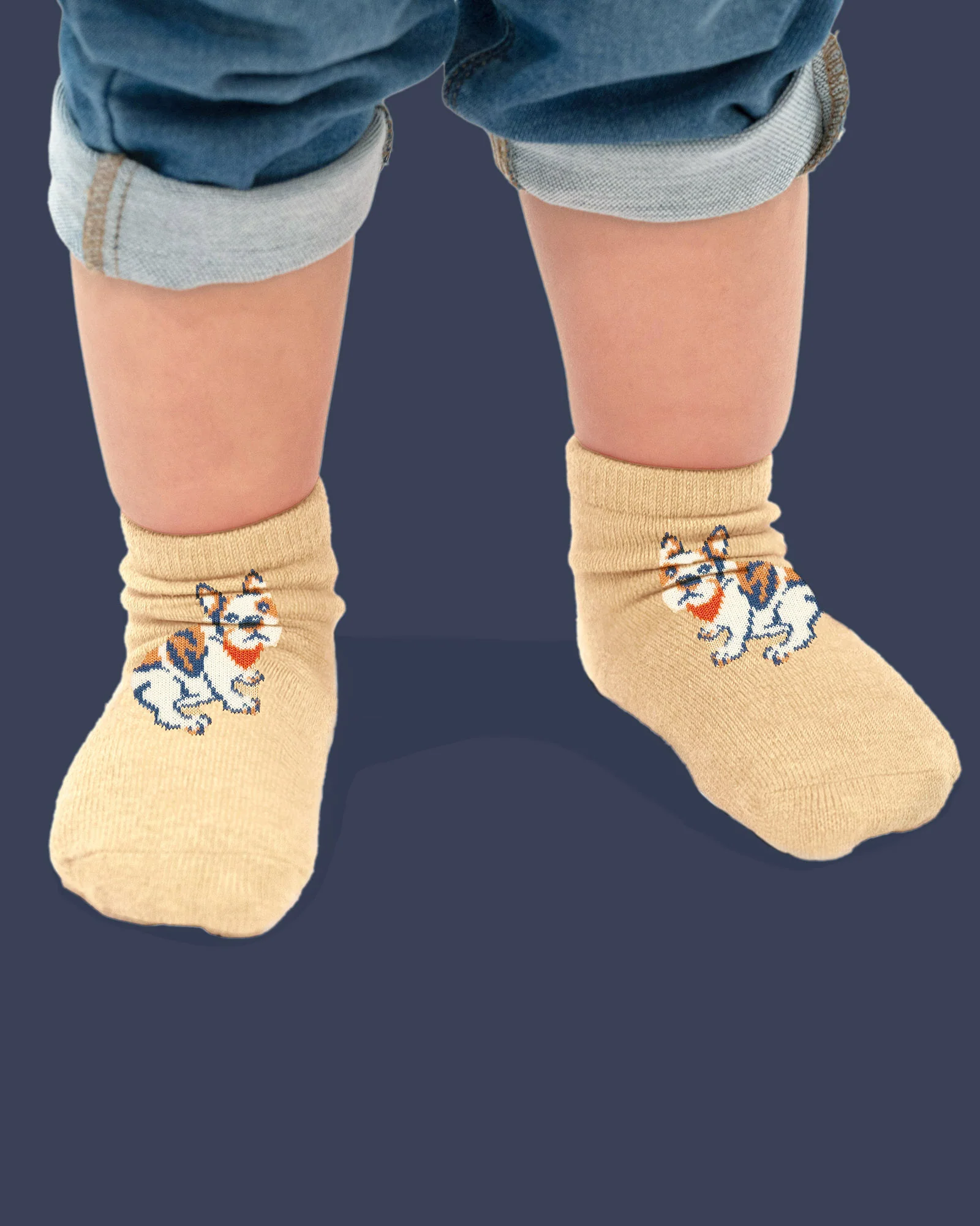 Organic Socks Ankle Jacquard Frenchie - Image 2