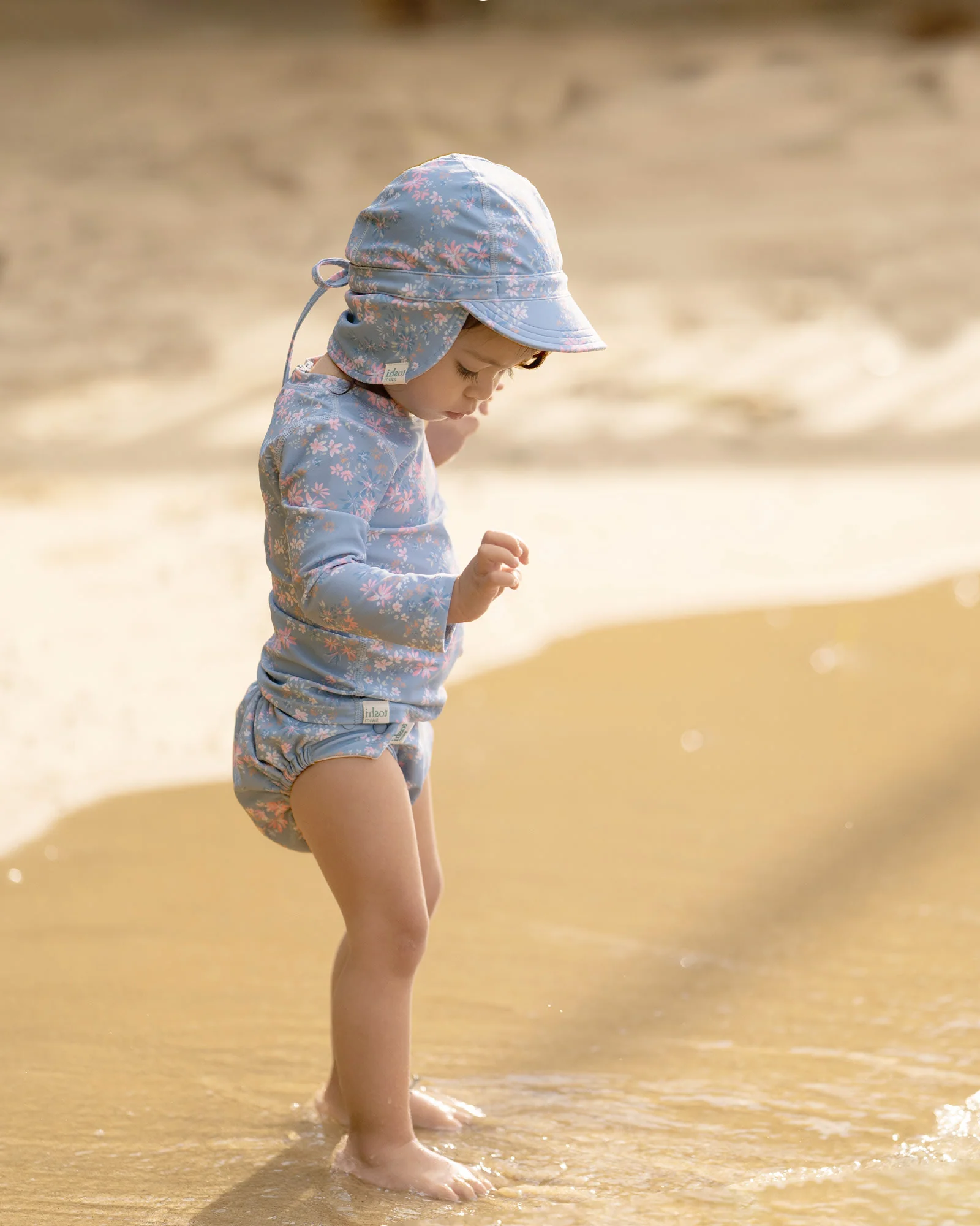 Swim Baby Flap Cap Classic Athena Dusk - Image 3