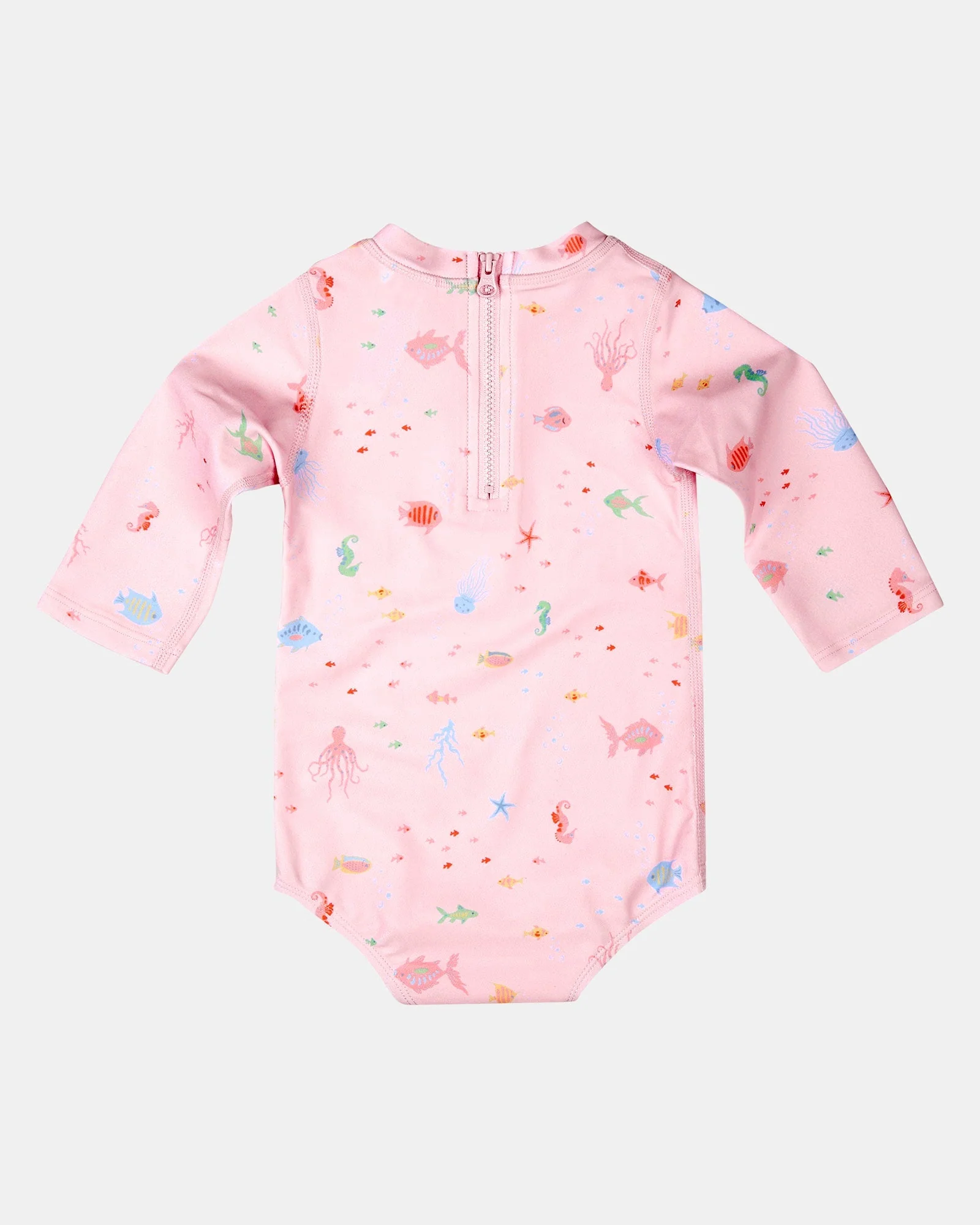 Swim Baby Onesie L/S Classic Coral - Image 2