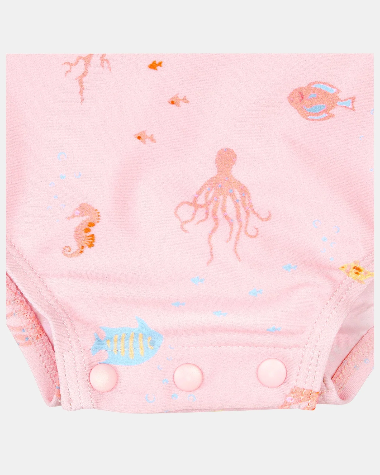 Swim Baby Onesie L/S Classic Coral - Image 5