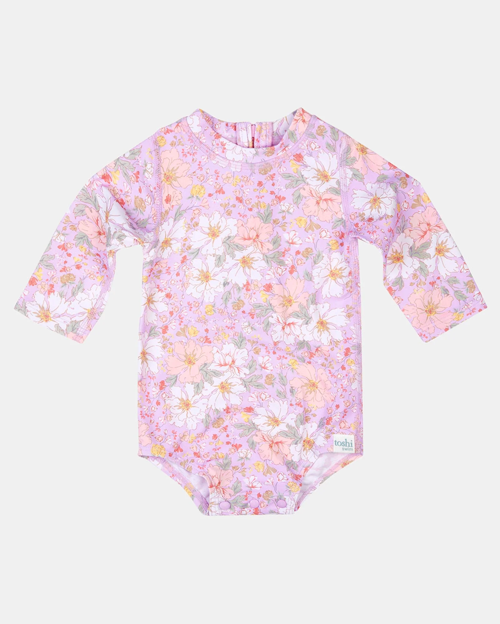 Swim Baby Onesie L/S Classic Dahlia