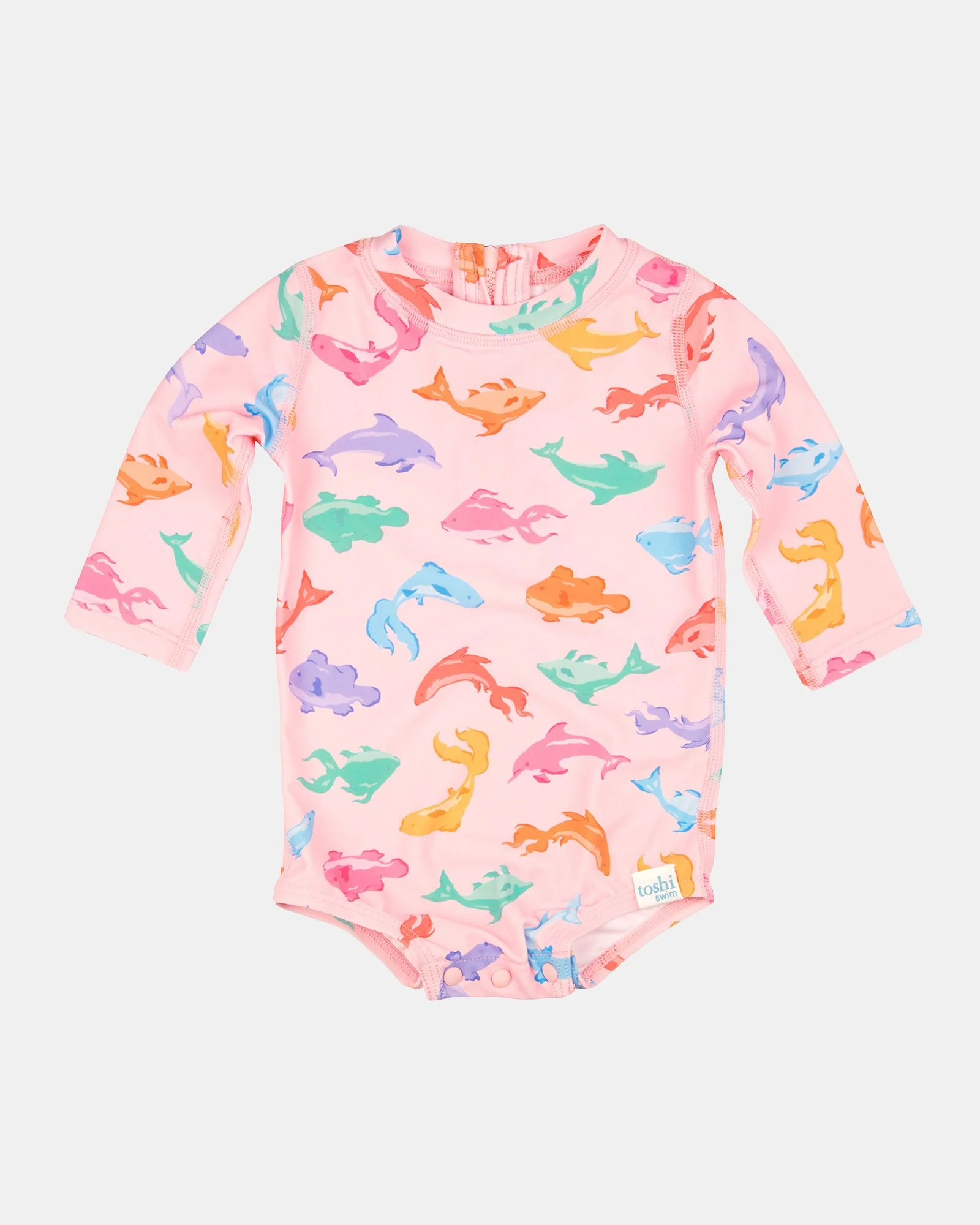 Swim Baby Onesie L/S Classic Dishy Fishy