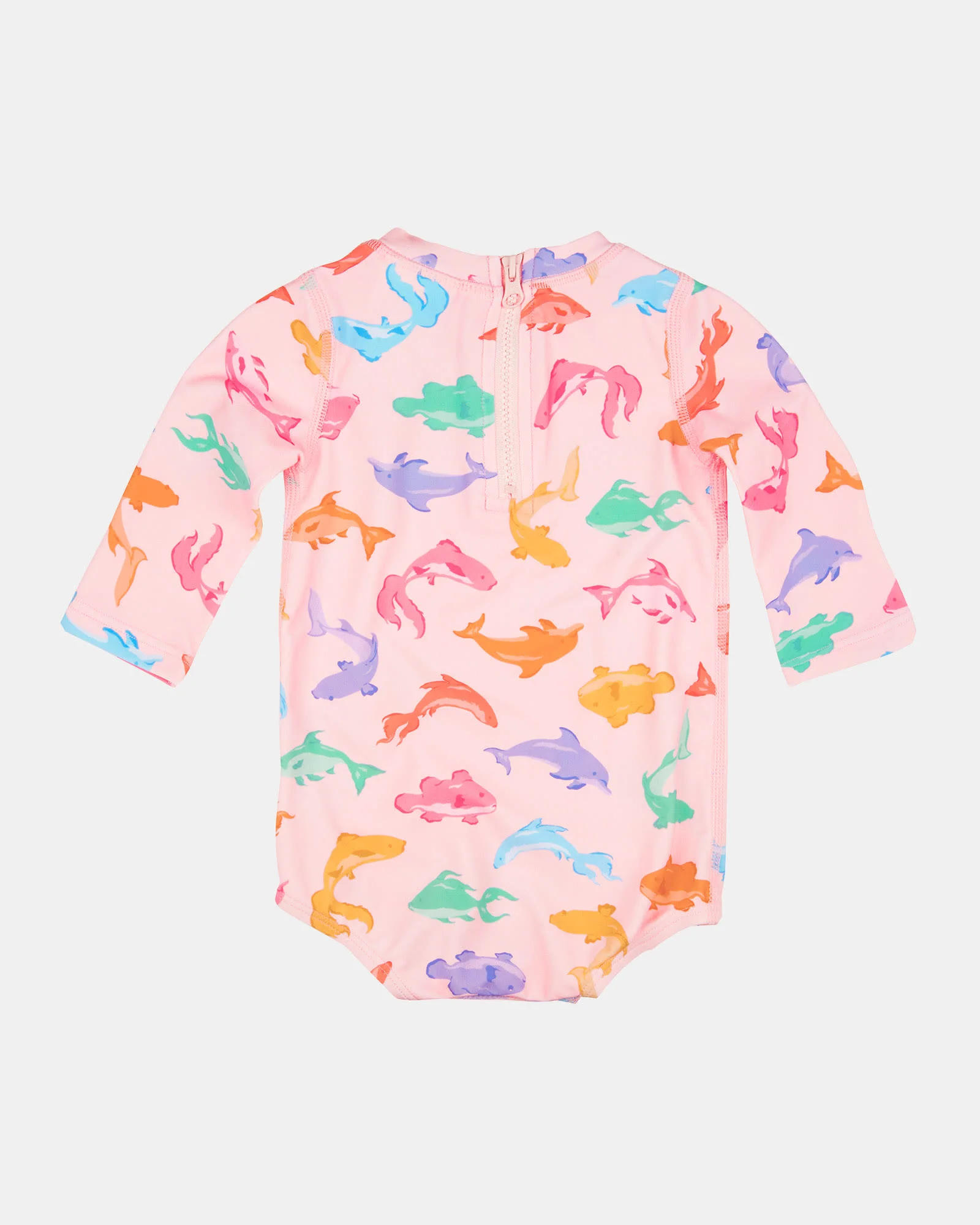 Swim Baby Onesie L/S Classic Dishy Fishy - Image 3
