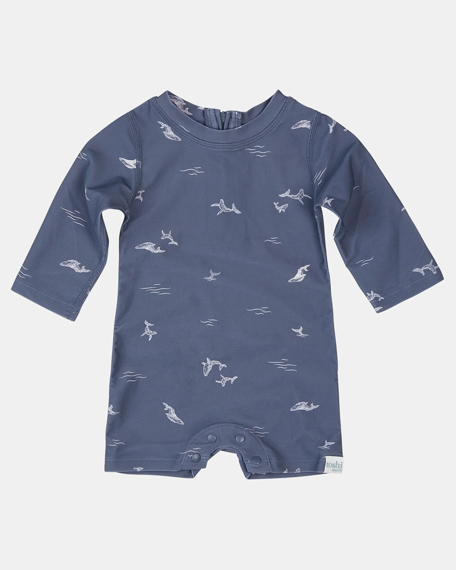 Swim Baby Onesie L/S Classic Whales