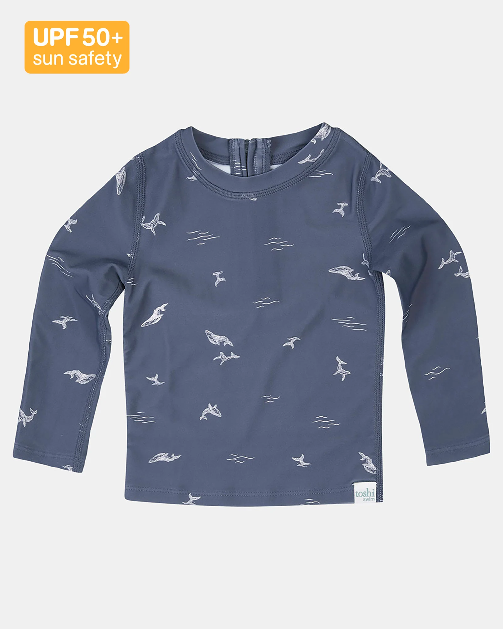 Swim Baby Rashie L/S Classic Whales - Image 2
