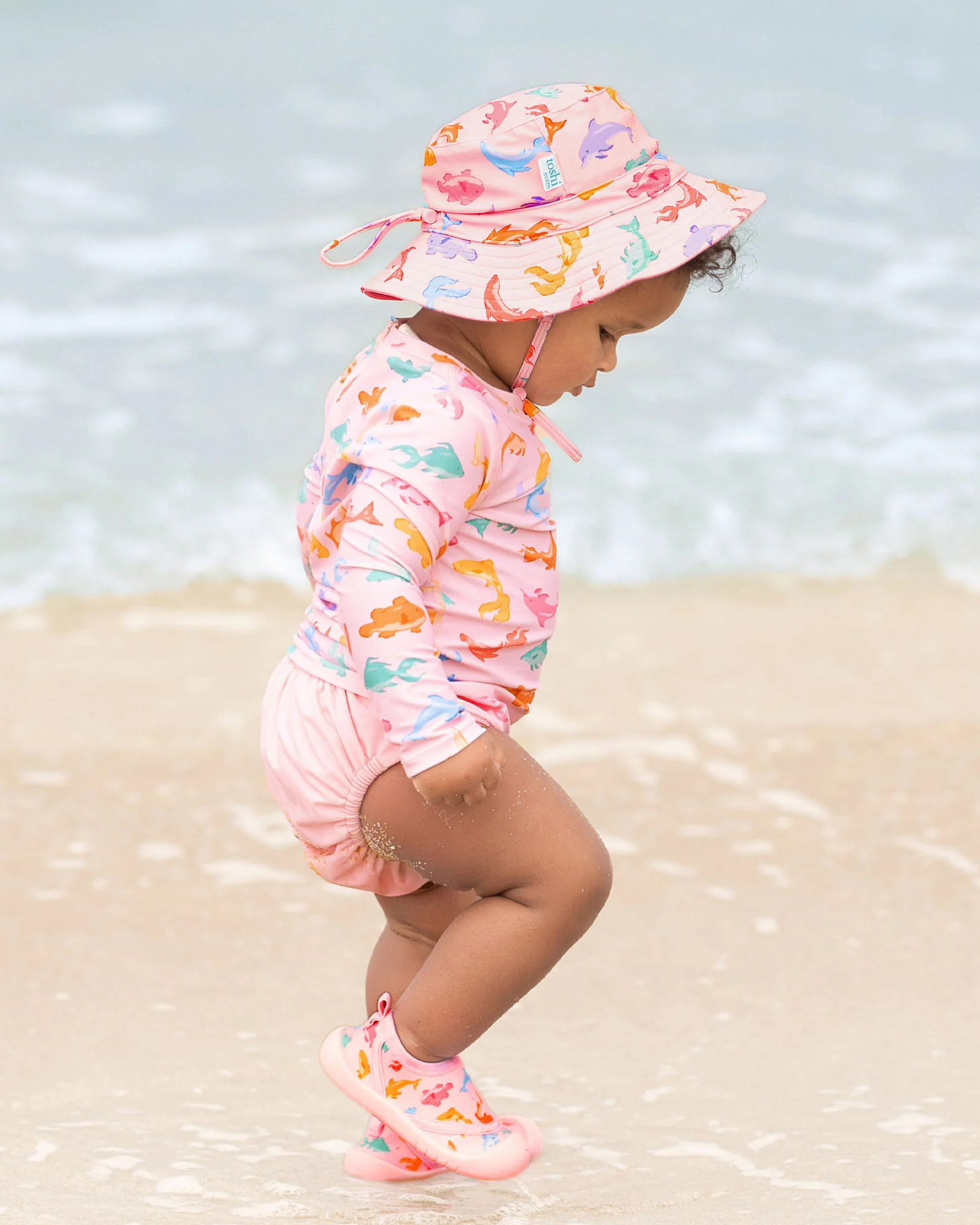 Swim Baby Sunhat Classic Dishy Fishy - Image 3