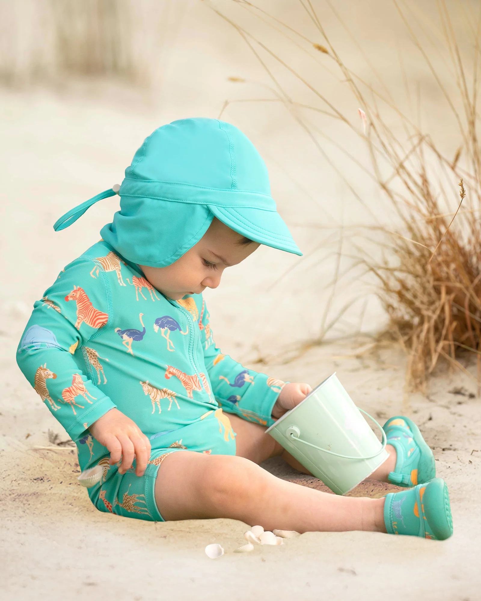 Swim Flap Cap Beachcomber Seagrass - Image 2