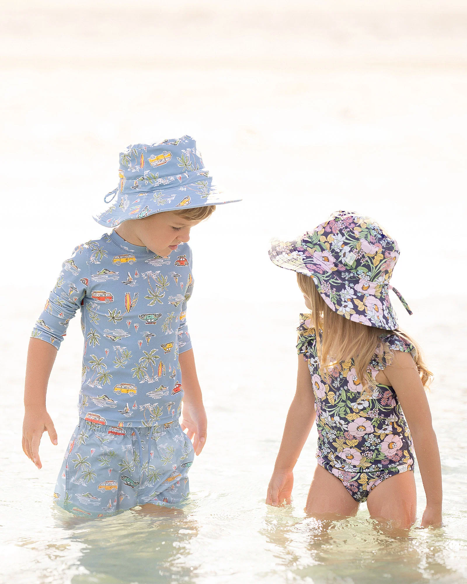 Swim Kids Rashie L/S Half Zip Classic Surf Soul - Image 3