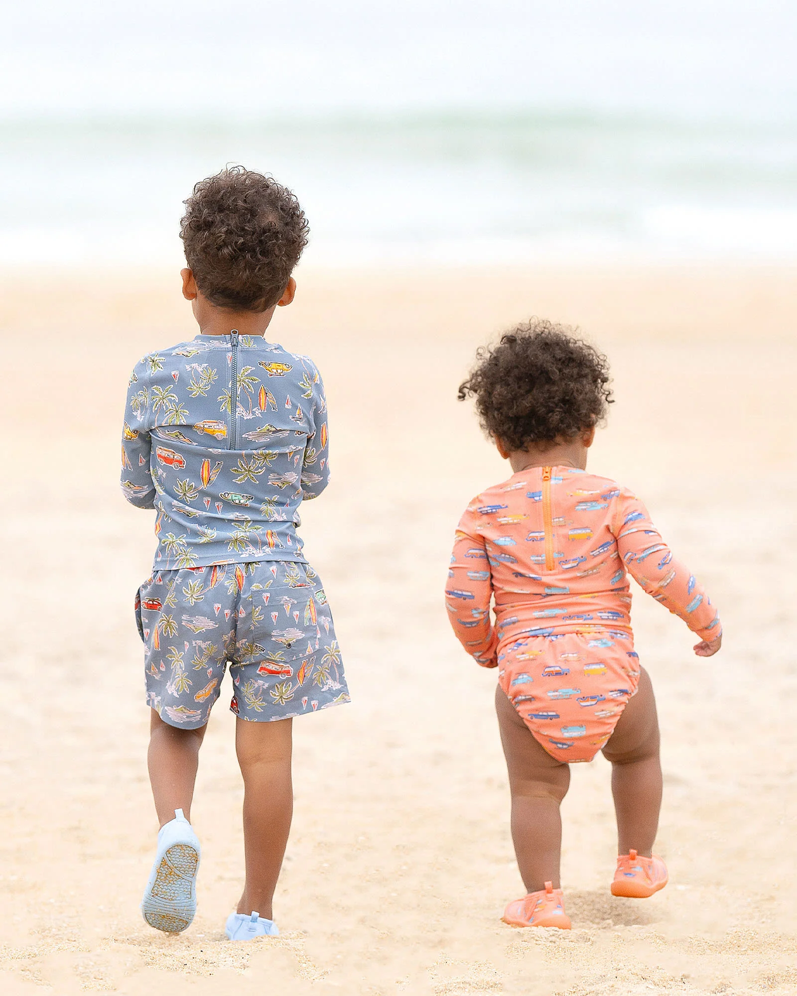 Swim Kids Rashie L/S Half Zip Classic Surf Soul - Image 4