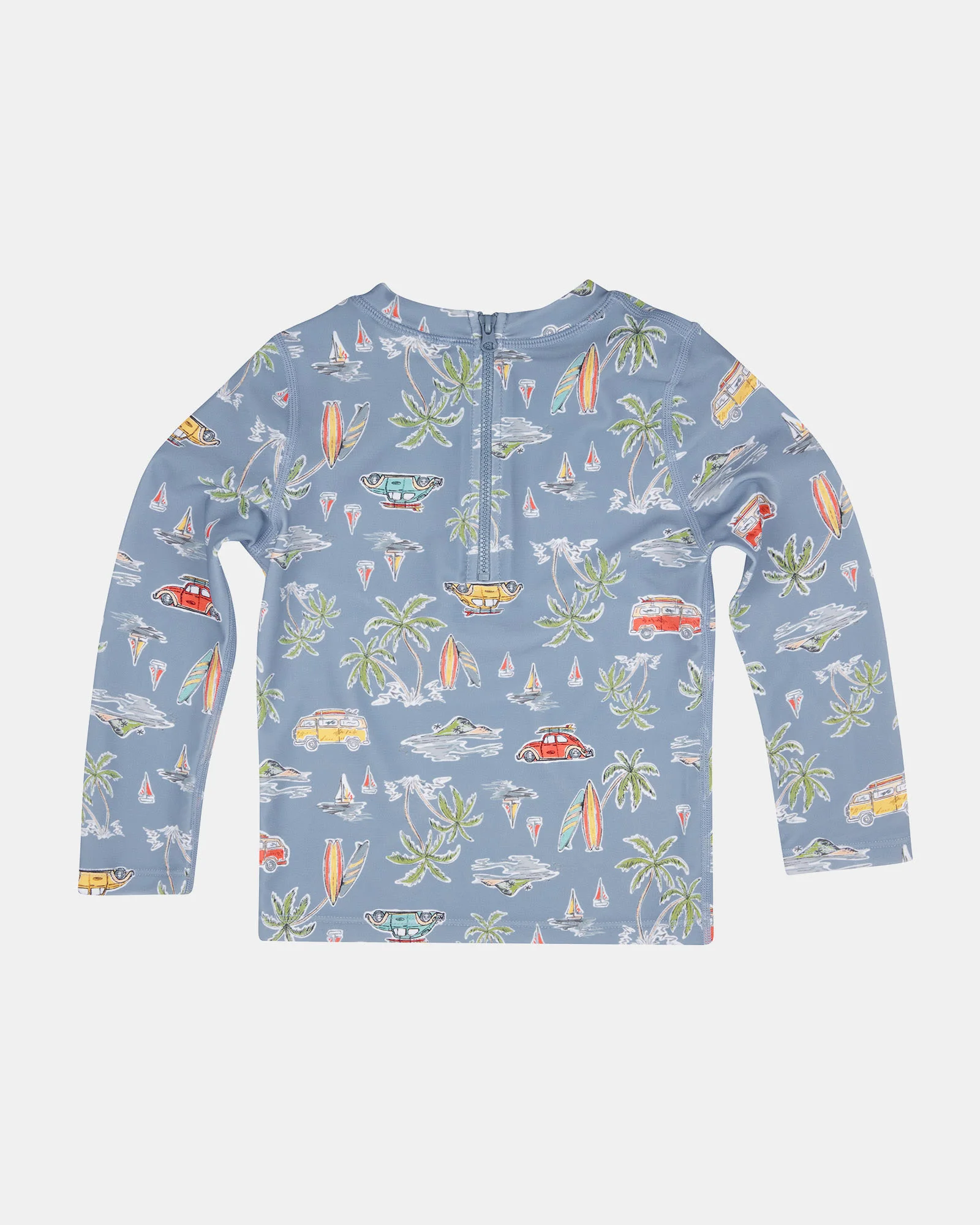 Swim Kids Rashie L/S Half Zip Classic Surf Soul - Image 5