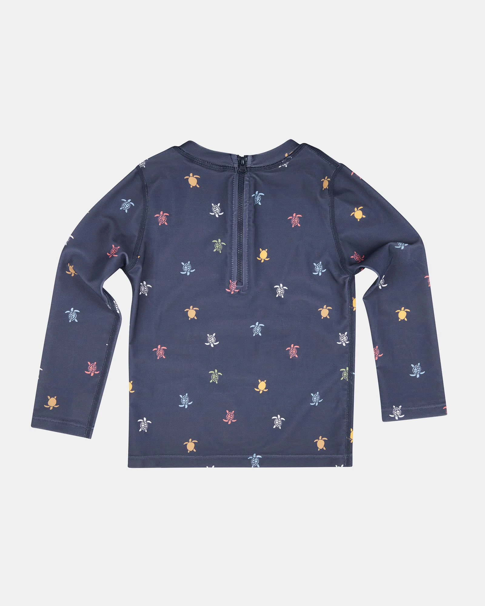 Swim Kids Rashie L/S Half Zip Classic Turtle Island - Image 5