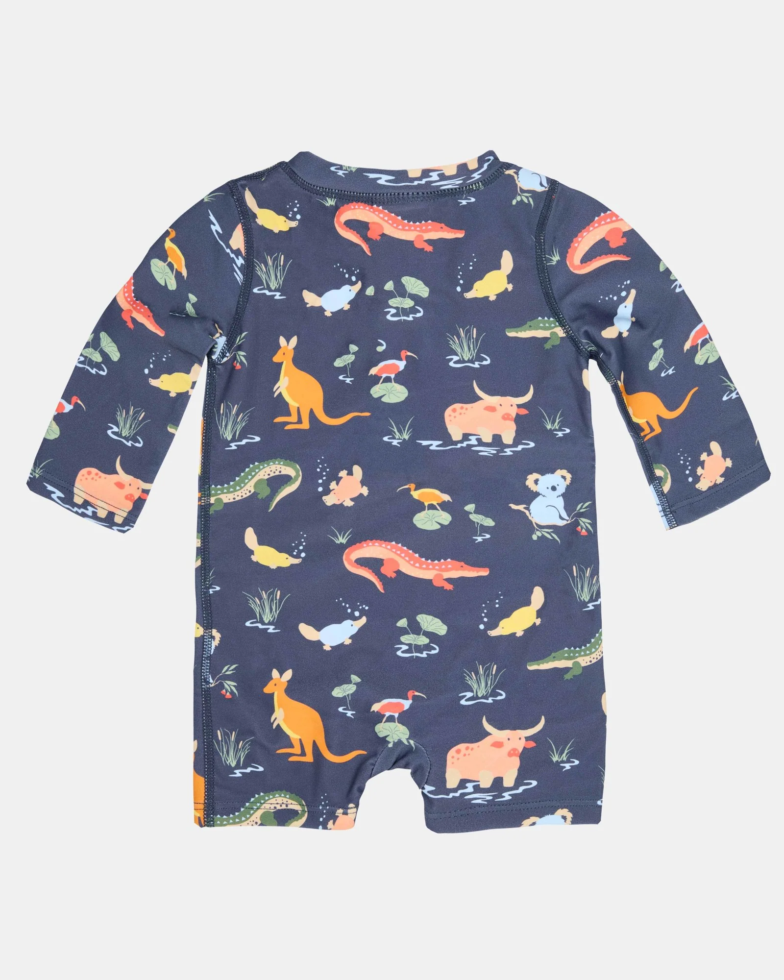 Swim Onesie L/S Splash Kakadu Moonlight - Image 3