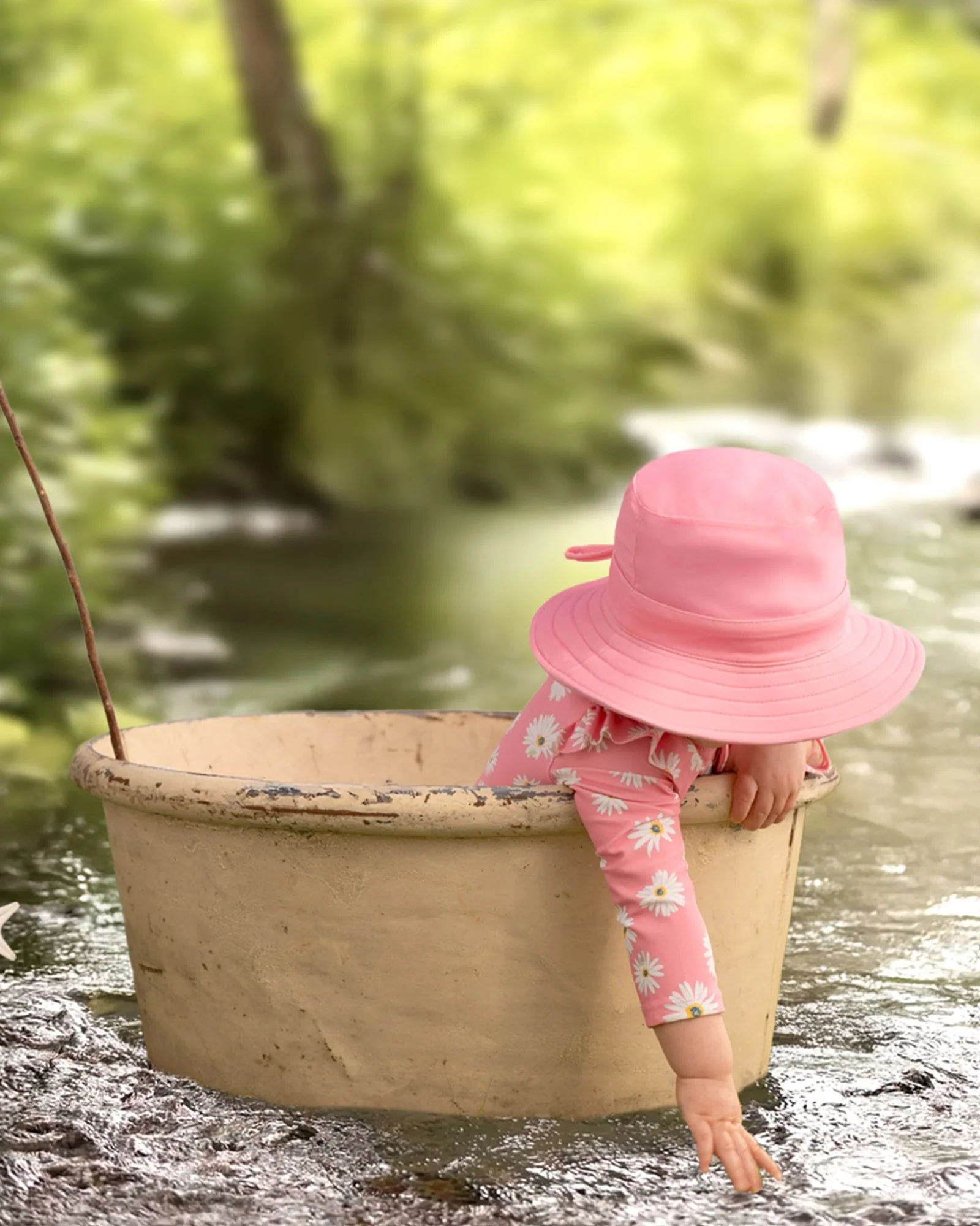 Swim Sunhat Beachcomber Watermelon - Image 2